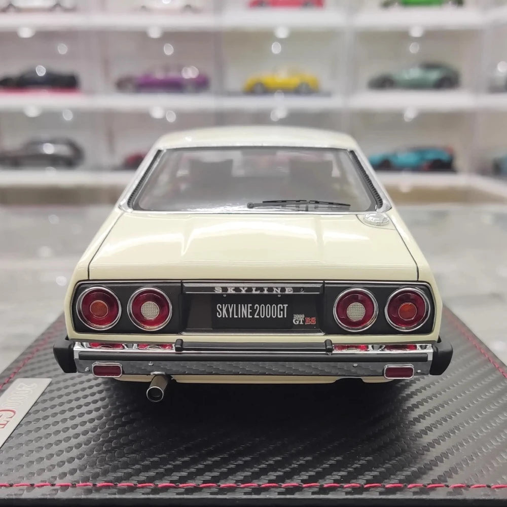 [Ignition] 1:18 Nissan 1977 Skyline 2000 GT ES C210 ホワイト モデルカー レジン