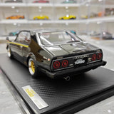 [Ignition] 1:18 Nissan 1978 Skyline 2000GT Turbo C211 zwart modelauto Hars