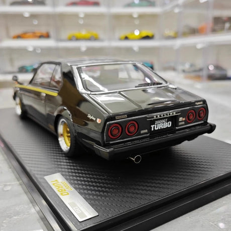 [Ignition] 1:18 Nissan 1978 Skyline 2000GT Turbo C211 Black Model Car Resin