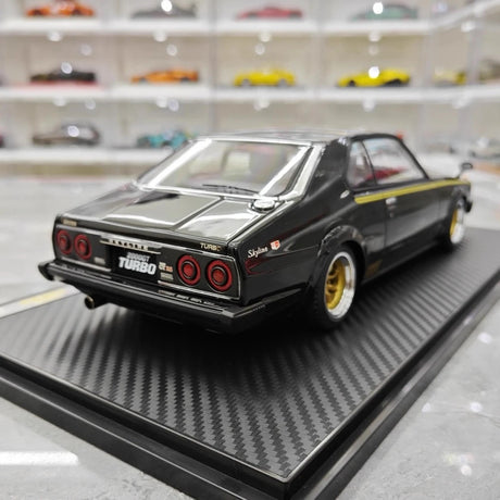 [Ignition] 1:18 Nissan 1978 Skyline 2000GT Turbo C211 Black Model Car Resin