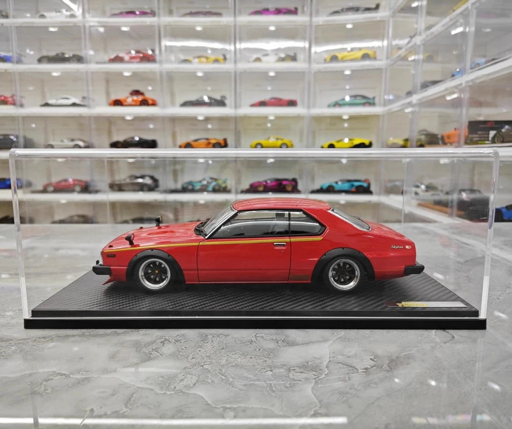 [Ignition] 1:18 Nissan 1978 Skyline 2000GT Turbo C211 Red Model Car Resin