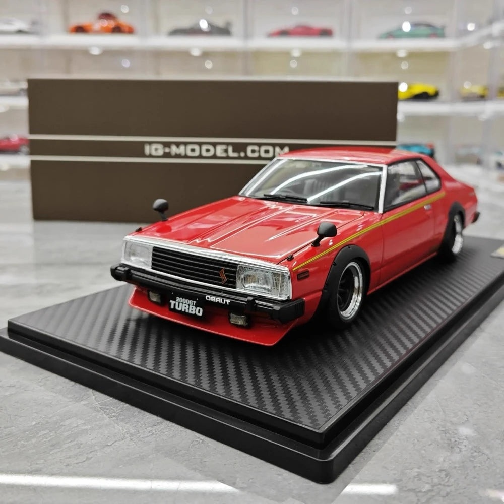 [Ignition] 1:18 Nissan 1978 Skyline 2000GT Turbo C211 Red Model Car Resin