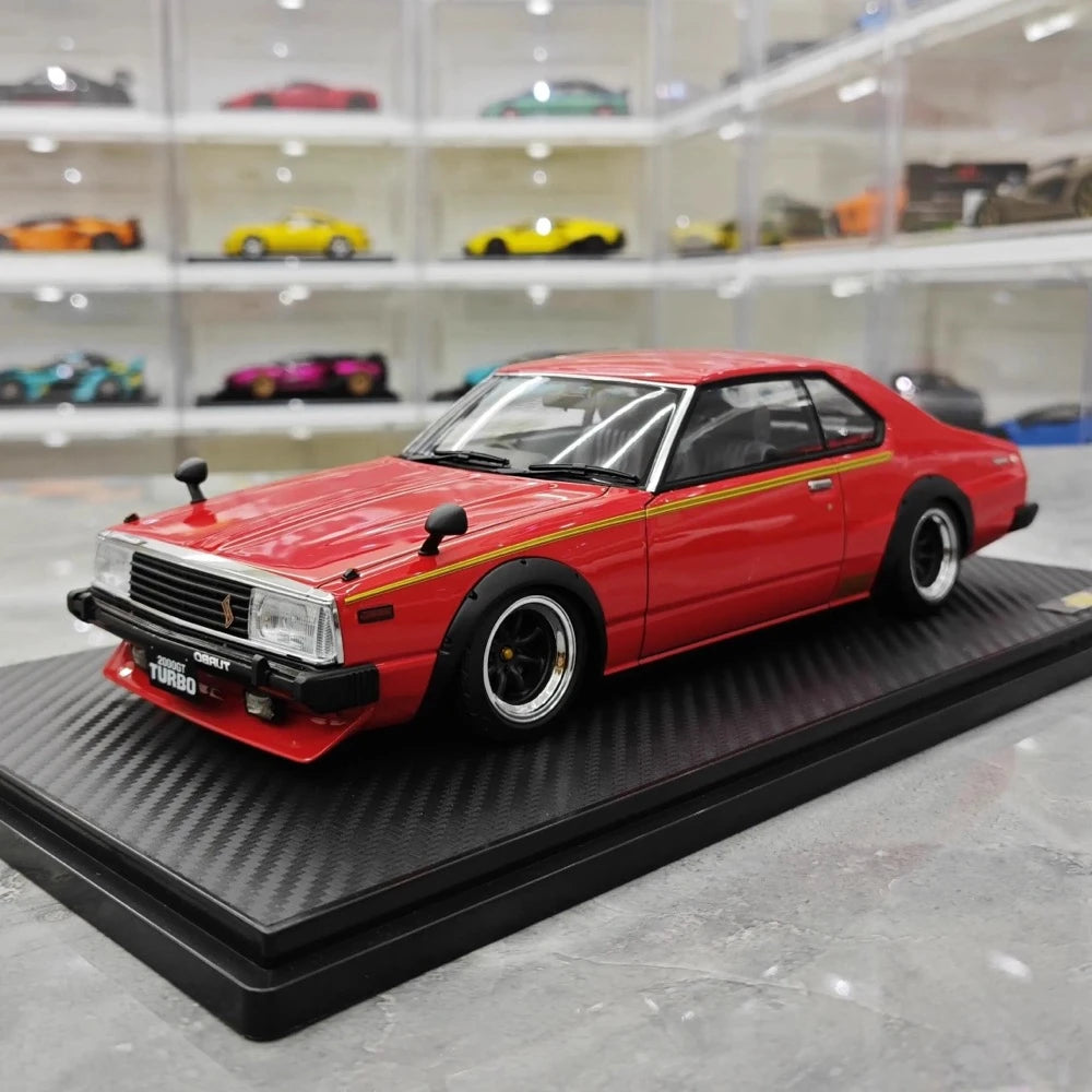 [Ignition] 1:18 Nissan 1978 Skyline 2000GT Turbo C211 Red Model Car Resin