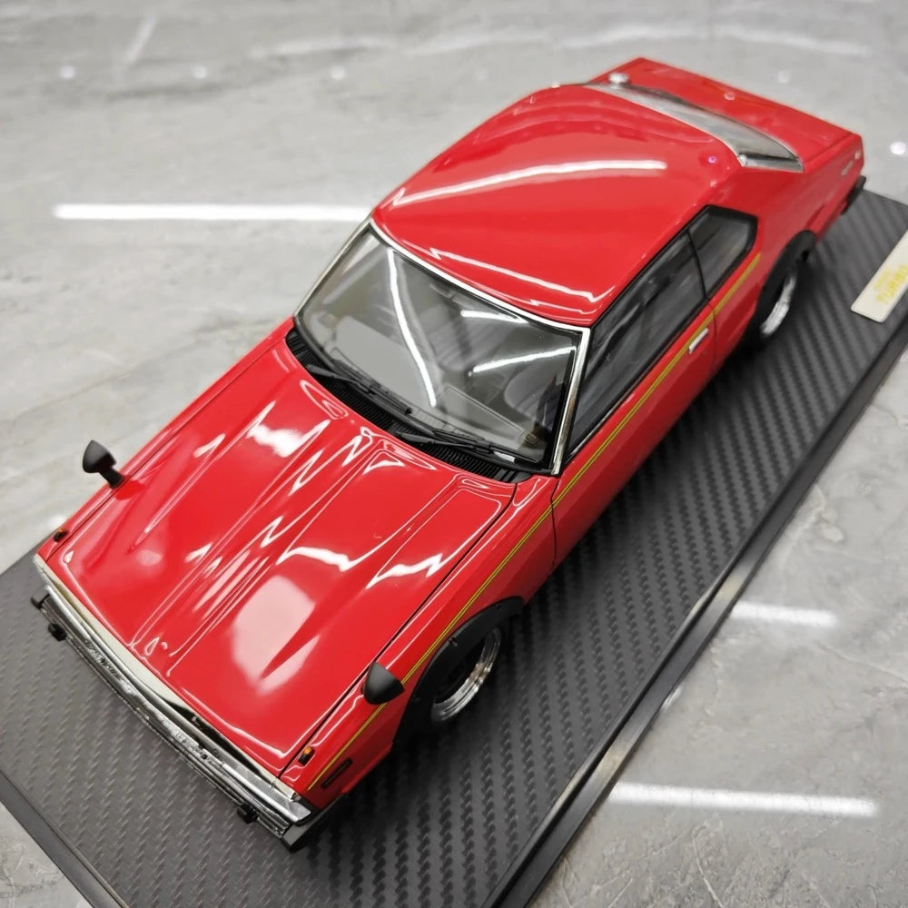 [Ignition] 1:18 Nissan 1978 Skyline 2000GT Turbo C211 Red Model Car Resin