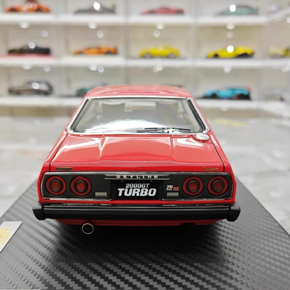 [Ignition] 1:18 Nissan 1978 Skyline 2000GT Turbo C211 Red Model Car Resin