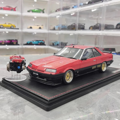 [Ignition] 1:18 Nissan 1981 Skyline DR30 Turbo RS Red Model Car Resin