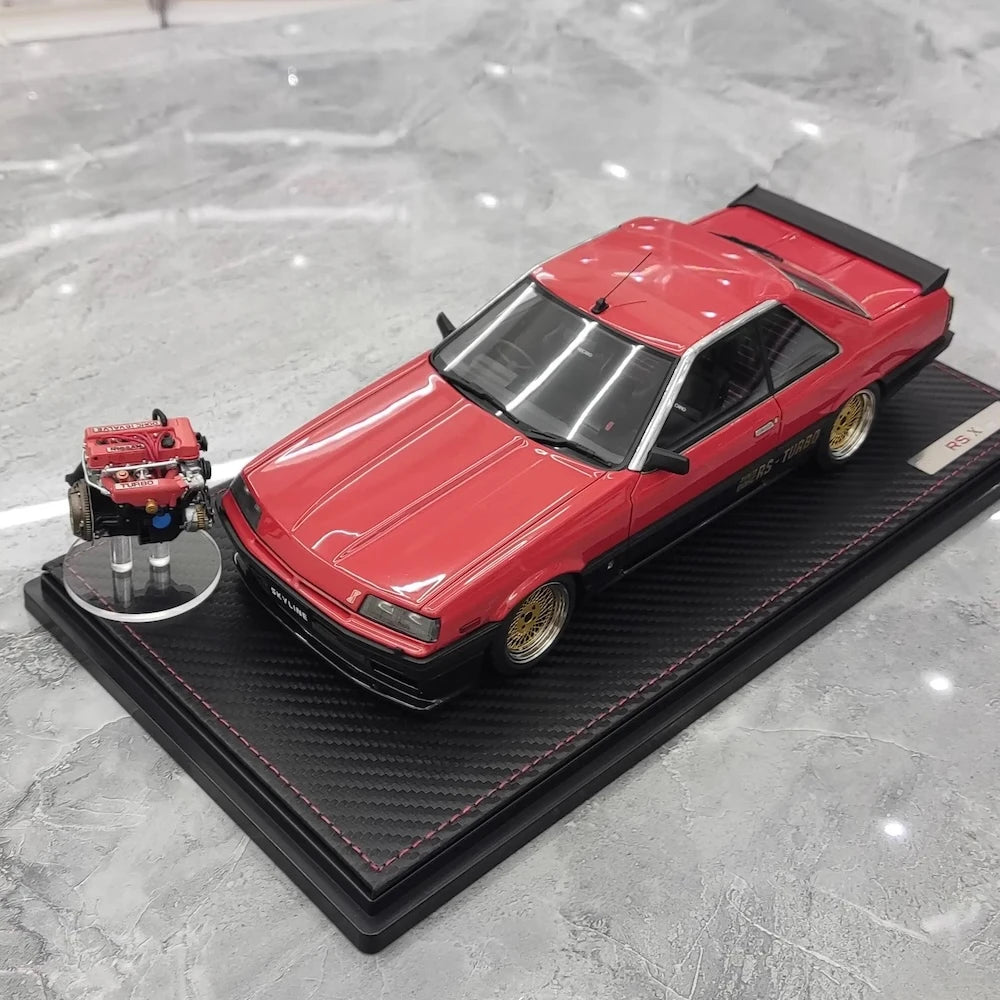 [Ignition] 1:18 Nissan 1981 Skyline DR30 Turbo RS Red Model Car Resin