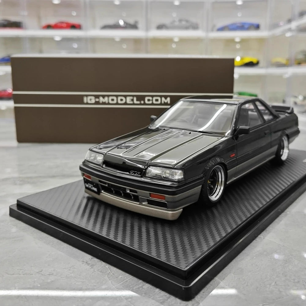 [Ignition] 1:18 Nissan 1985 Skyline GTS R31 Black Model Car Resin