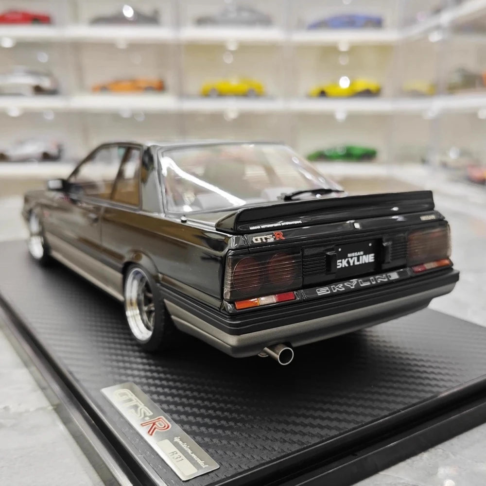 [Ignition] 1:18 Nissan 1985 Skyline GTS R31 Black Model Car Resin