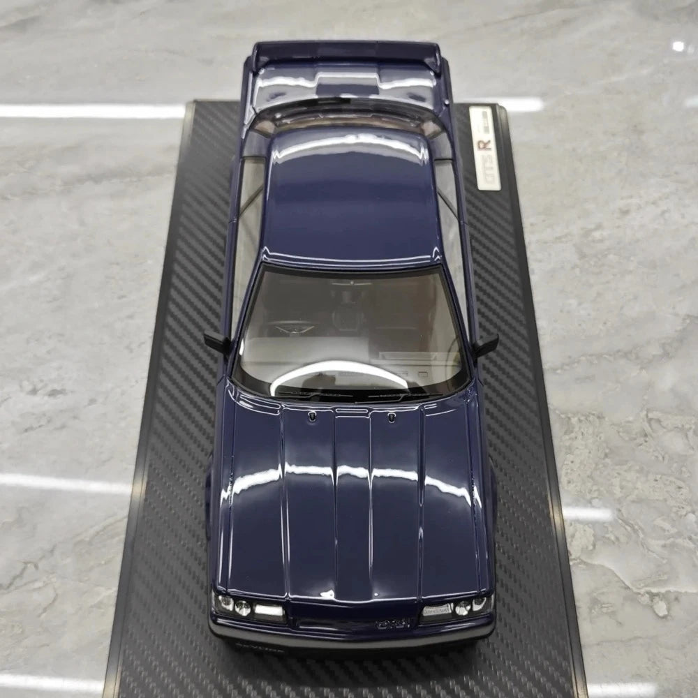 [Ignition] 1:18 Nissan 1985 Skyline GTS R31 blu modellino di auto resina
