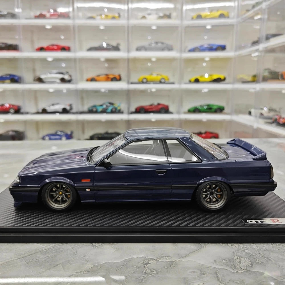 [Ignition] 1:18 Nissan 1985 Skyline GTS R31 blu modellino di auto resina