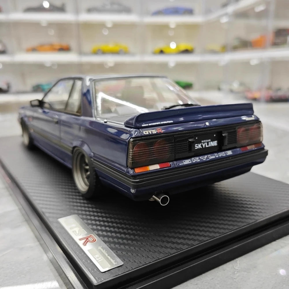 [Ignition] 1:18 Nissan 1985 Skyline GTS R31 blu modellino di auto resina