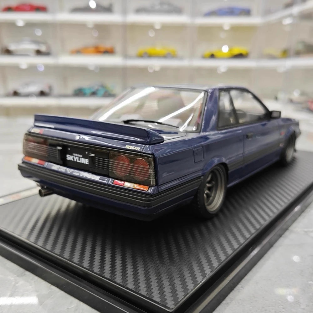 [Ignition] 1:18 Nissan 1985 Skyline GTS R31 blu modellino di auto resina