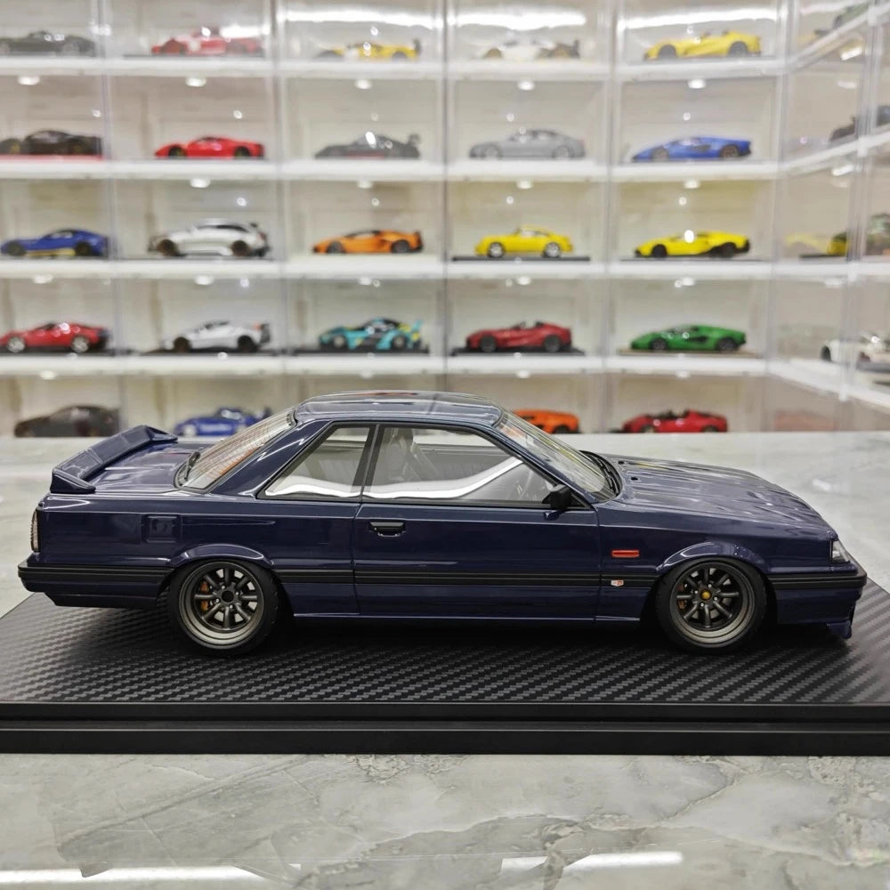 [Ignition] 1:18 Nissan 1985 Skyline GTS R31 blu modellino di auto resina