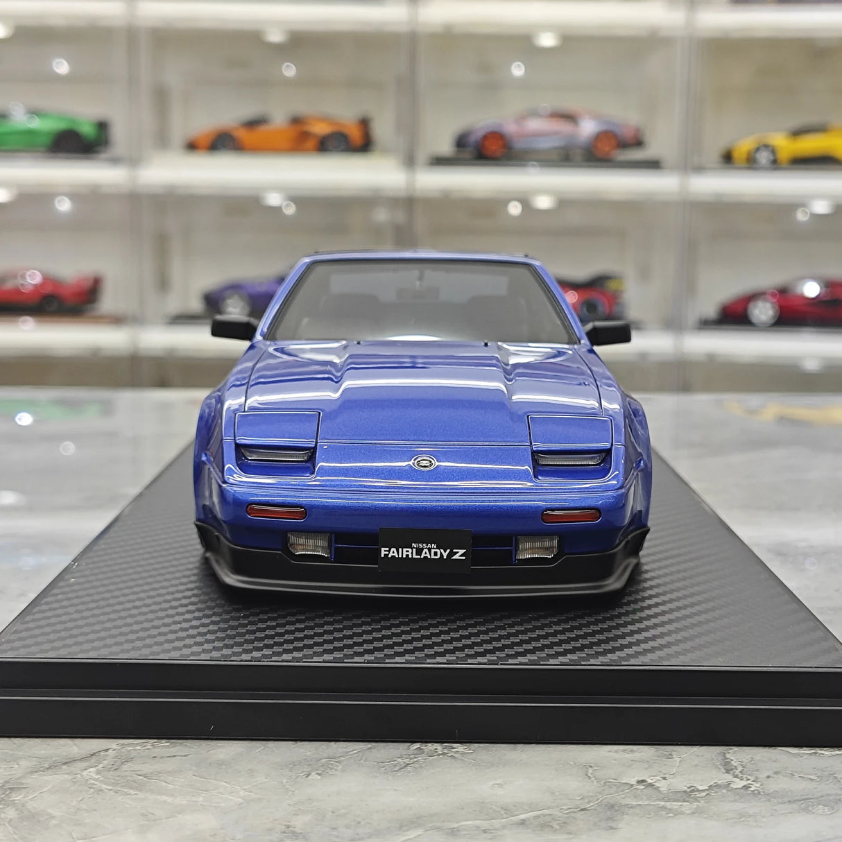 Ignition Nissan 1986 Fairlady Z 300ZR Z31 Blue 1:18 – samlarresinmodellresin