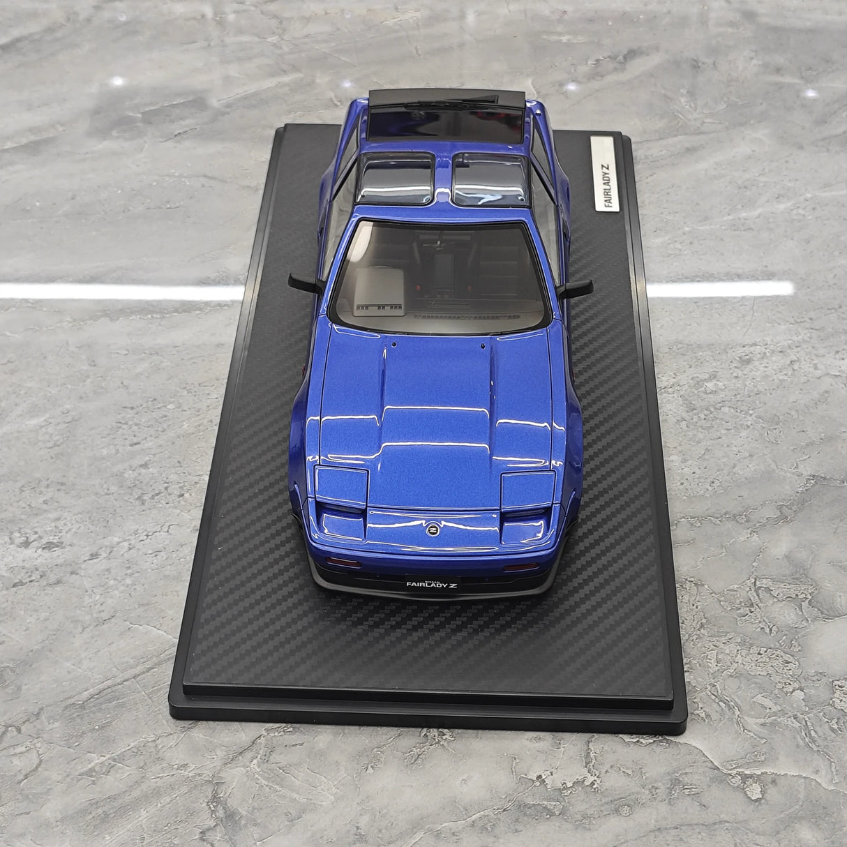 Ignition Nissan 1986 Fairlady Z 300ZR Z31 Blue 1:18 – samlarresinmodellresin