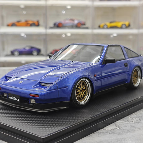 Ignition Nissan 1986 Fairlady Z 300ZR Z31 Blue 1:18 – samlarresinmodellresin