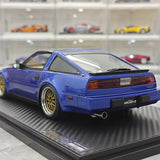 Ignition Nissan 1986 Fairlady Z 300ZR Z31 Blue 1:18 – samlarresinmodellresin
