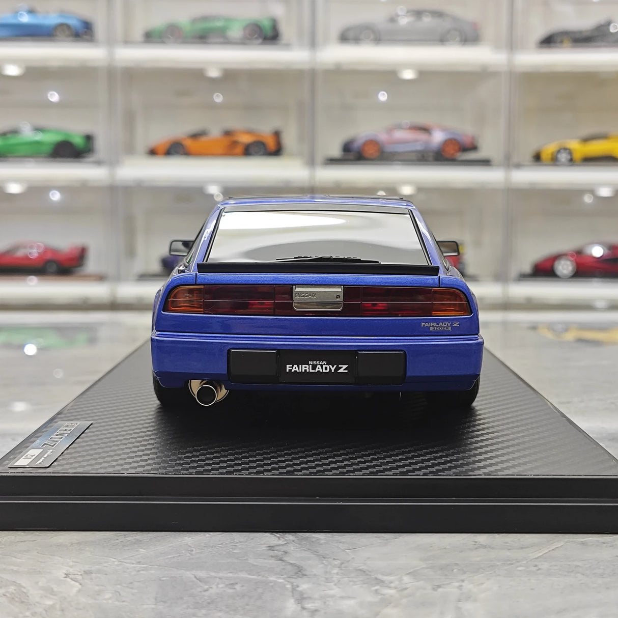 Ignition Nissan 1986 Fairlady Z 300ZR Z31 Blue 1:18 – samlarresinmodellresin