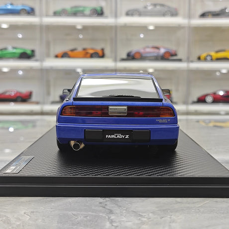 Ignition Nissan 1986 Fairlady Z 300ZR Z31 Blue 1:18 – samlarresinmodellresin
