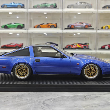 Ignition Nissan 1986 Fairlady Z 300ZR Z31 Blue 1:18 – samlarresinmodellresin