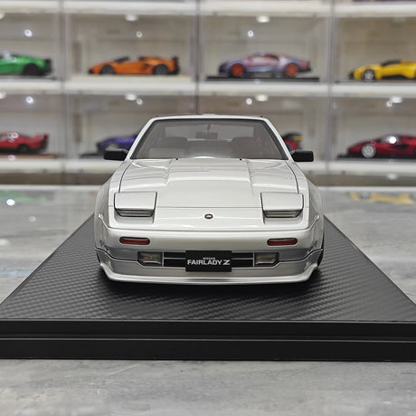 Ignition Nissan 1986 Fairlady Z 300ZR Z31 Silver 1:18 – samlarresin modellresin