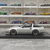 Ignition Nissan 1986 Fairlady Z 300ZR Z31 Silver 1:18 – samlarresin modellresin