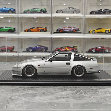 Ignition Nissan 1986 Fairlady Z 300ZR Z31 Silver 1:18 – samlarresin modellresin