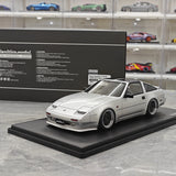 Ignition Nissan 1986 Fairlady Z 300ZR Z31 Silver 1:18 – samlarresin modellresin