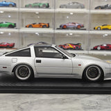 Ignition Nissan 1986 Fairlady Z 300ZR Z31 Silver 1:18 – samlarresin modellresin