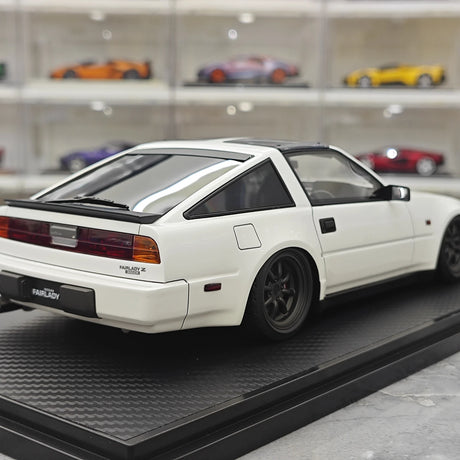 Ignition Nissan 1986 Fairlady Z 300ZR Z31 White 1:18 – samlarresinmodellresin