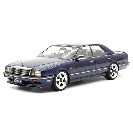 Ignition Nissan 1988 Cedric Cima Y31 Blue 1:18 – Modello in resina collezionabile