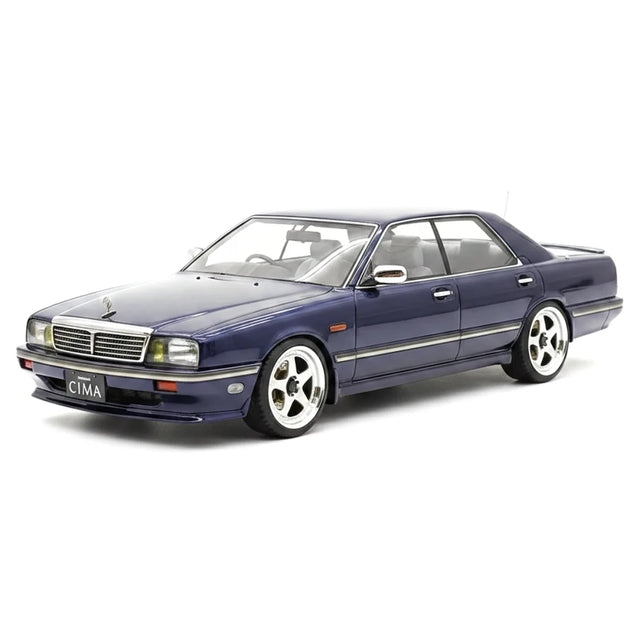 Ignition Nissan 1988 Cedric Cima Y31 Blue 1:18 – Modello in resina collezionabile