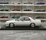 Accensione Nissan 1988 Cedric Cima Y31 White 1:18 – Modello in resina collezionabile