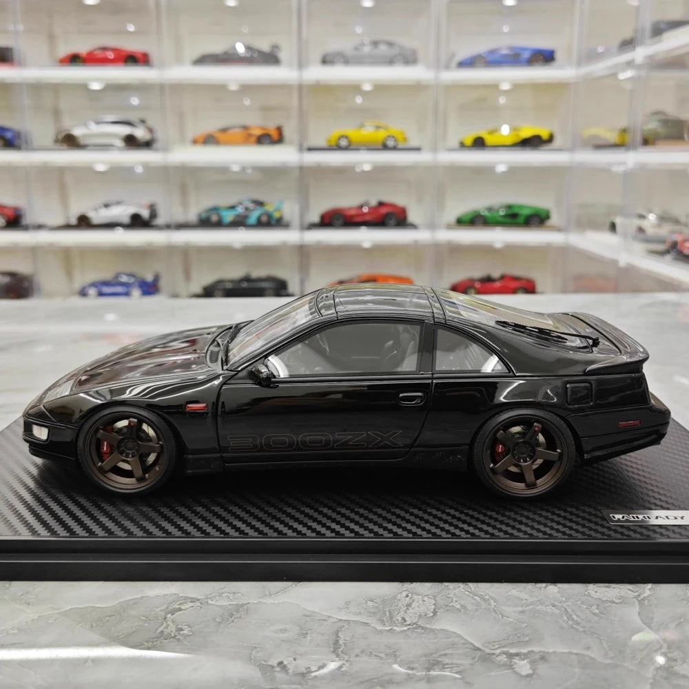 [Ignition] 1:18 Nissan 1989 Fairlady Z 300ZX Z32 Black Model Car Resin