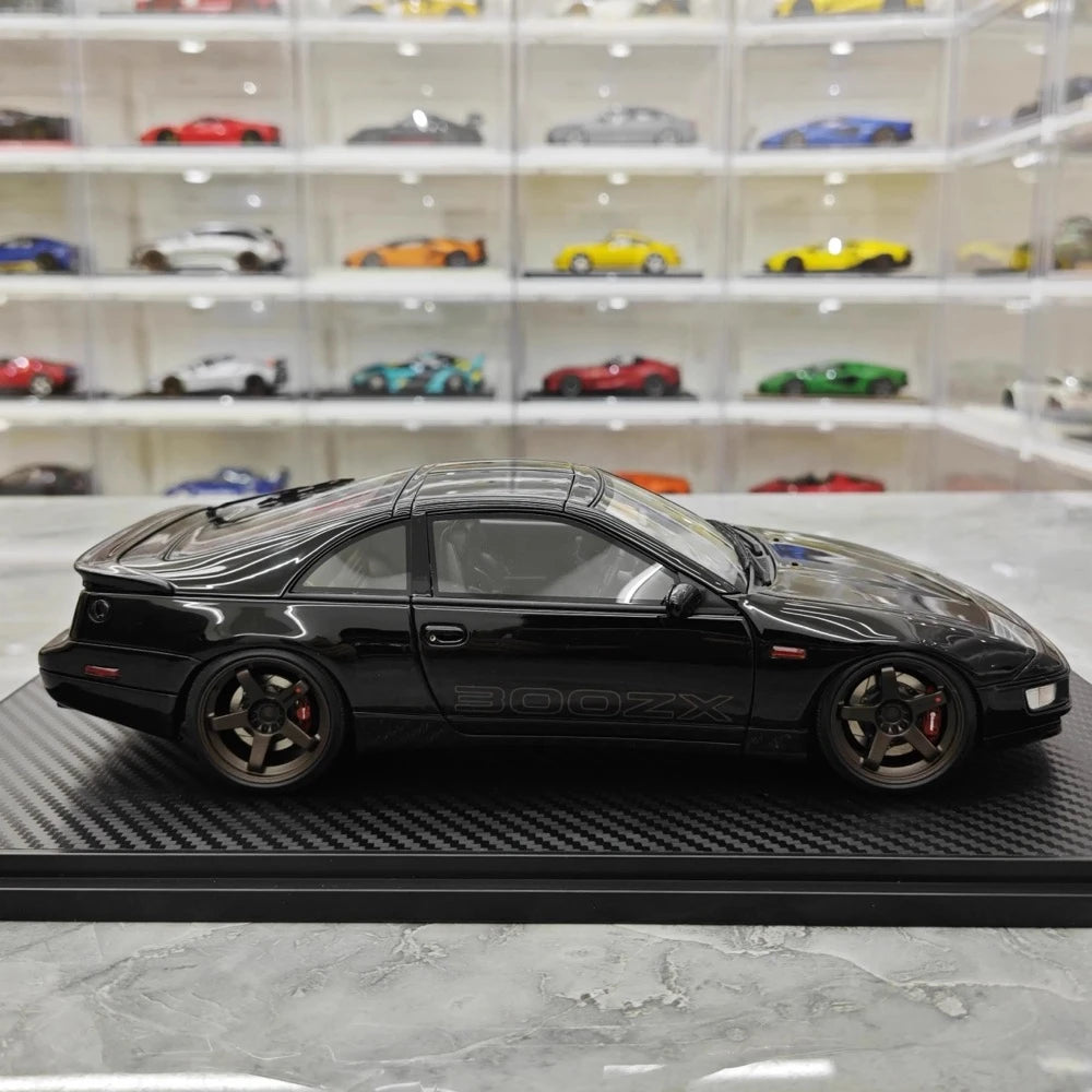 [Ignition] 1:18 Nissan 1989 Fairlady Z 300ZX Z32 Black Model Car Resin