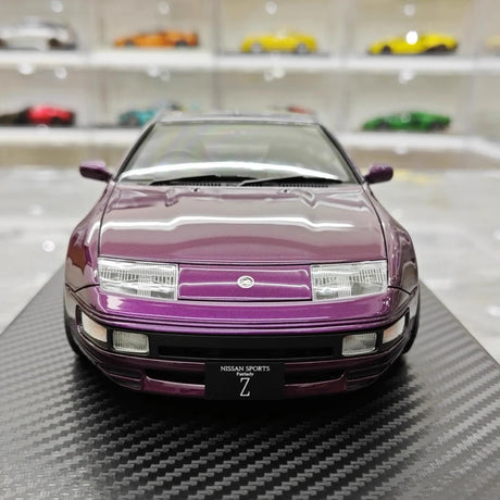 [Ignition] 1:18 Nissan 1989 Fairlady Z 300ZX Z32 Purple Model Car Resin