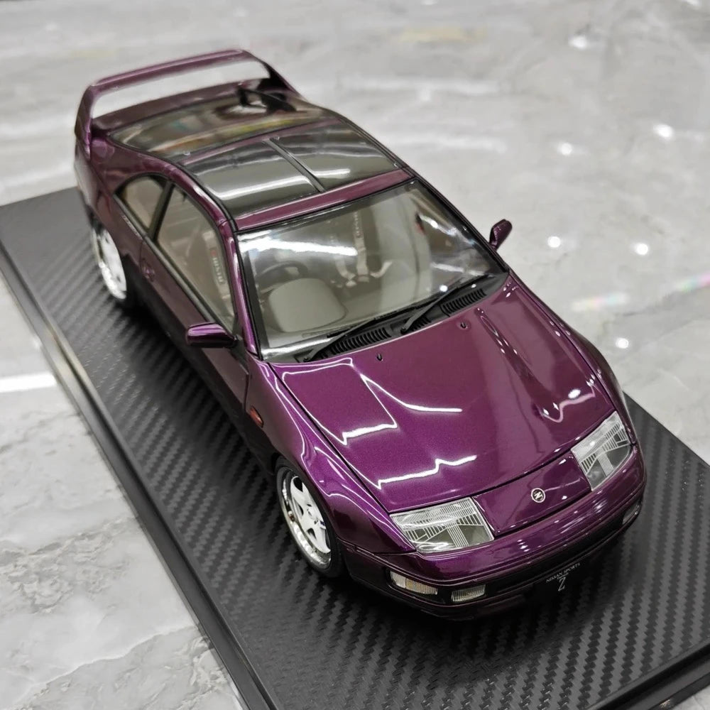 [Ignition] 1:18 Nissan 1989 Fairlady Z 300ZX Z32 Purple Model Car Resin
