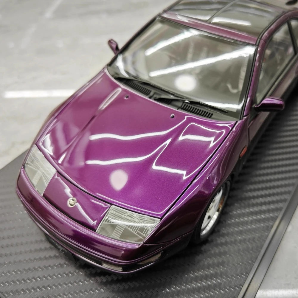 [Ignition] 1:18 Nissan 1989 Fairlady Z 300ZX Z32 Purple Model Car Resin