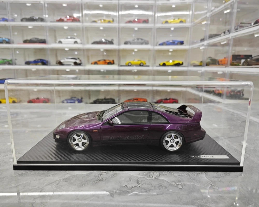 [Ignition] 1:18 Nissan 1989 Fairlady Z 300ZX Z32 Purple Model Car Resin