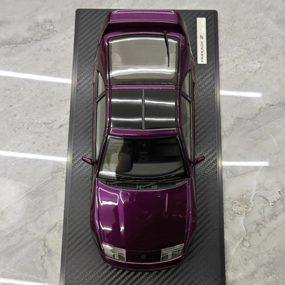 [Ignition] 1:18 Nissan 1989 Fairlady Z 300ZX Z32 Purple Model Car Resin