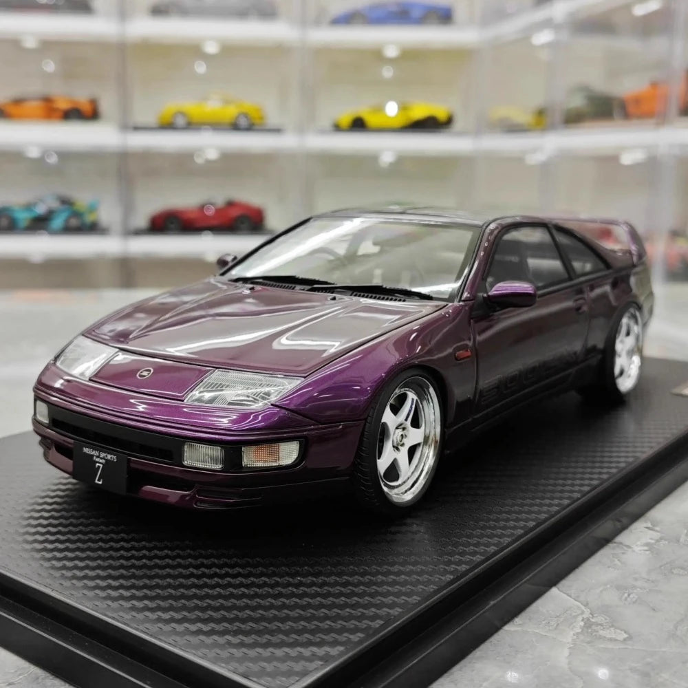 [Ignition] 1:18 Nissan 1989 Fairlady Z 300ZX Z32 Purple Model Car Resin