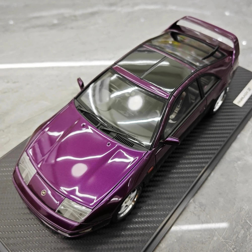 [Ignition] 1:18 Nissan 1989 Fairlady Z 300ZX Z32 Purple Model Car Resin