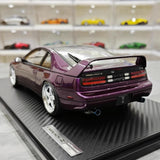 [Ignition] 1:18 Nissan 1989 Fairlady Z 300ZX Z32 Purple Model Car Resin