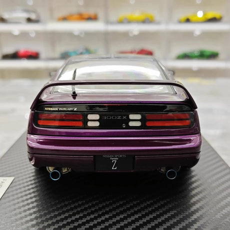 [Ignition] 1:18 Nissan 1989 Fairlady Z 300ZX Z32 Purple Model Car Resin