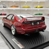 [Ignition] 1:18 Nissan 1989 Fairlady Z 300ZX Z32 rosso modellino di auto resina