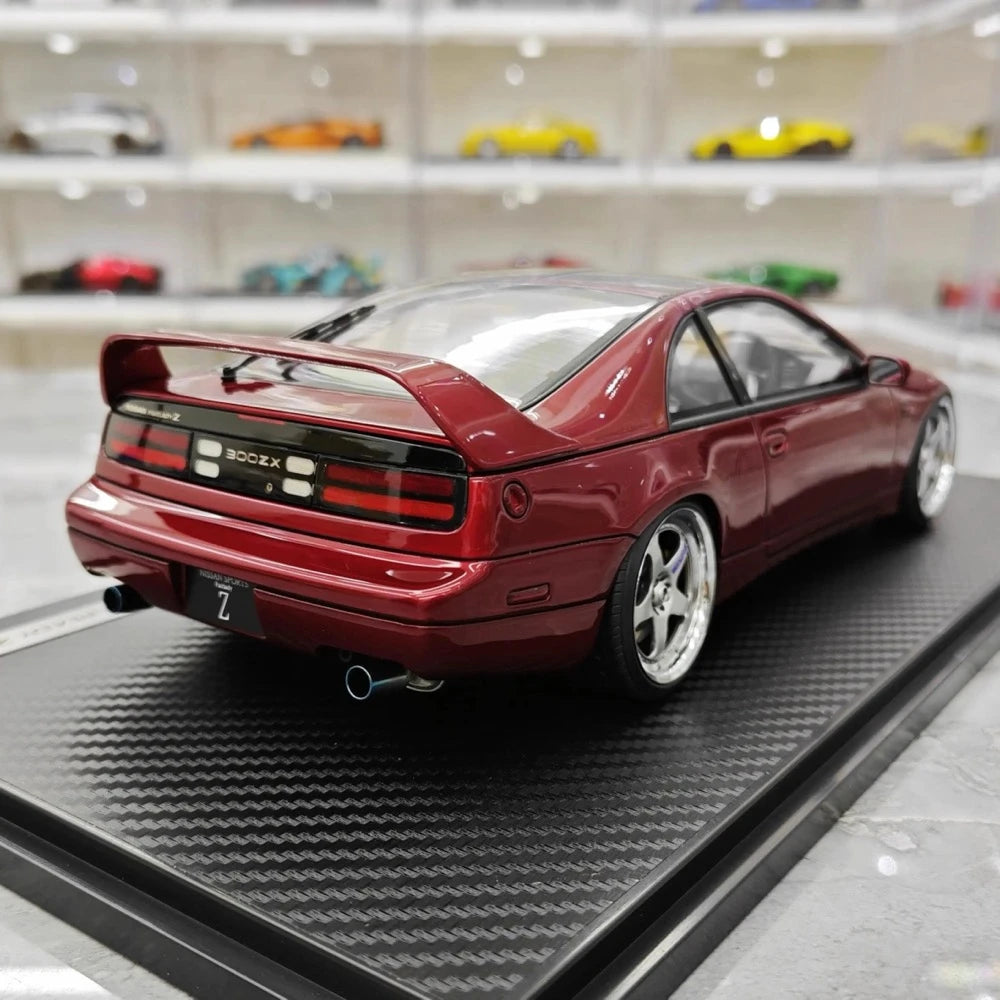 [Ignition] 1:18 Nissan 1989 Fairlady Z 300ZX Z32 Red Model Car Resin