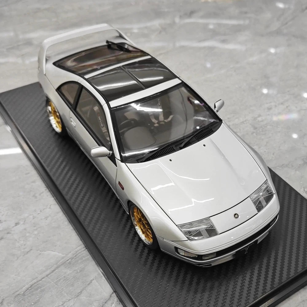 [Ignition] 1:18 Nissan 1989 Fairlady Z 300ZX Z32 argent voiture miniature Resin