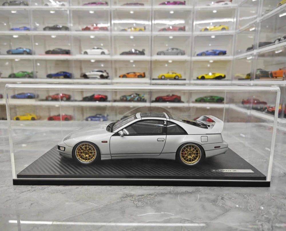 [Ignition] 1:18 Nissan 1989 Fairlady Z 300ZX Z32 Silver Model Car Resin