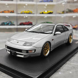 [Ignition] 1:18 Nissan 1989 Fairlady Z 300ZX Z32 Silver Model Car Resin